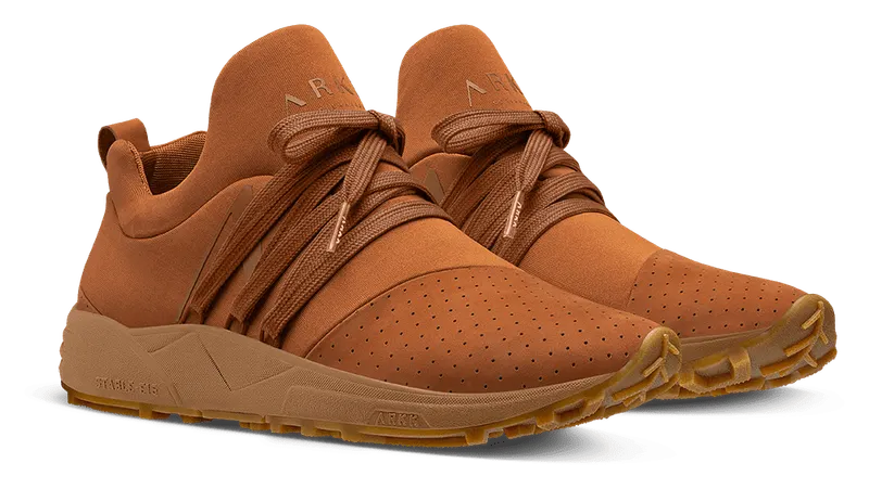 Arkk Raven Nubuck S-E15 Vibram Caramel Cafe Brown Gum (CR1416-0354-W)