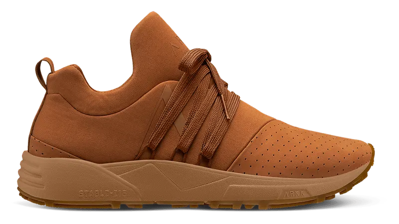 Arkk Raven Nubuck S-E15 Vibram Caramel Cafe Brown Gum (CR1416-0354-W)