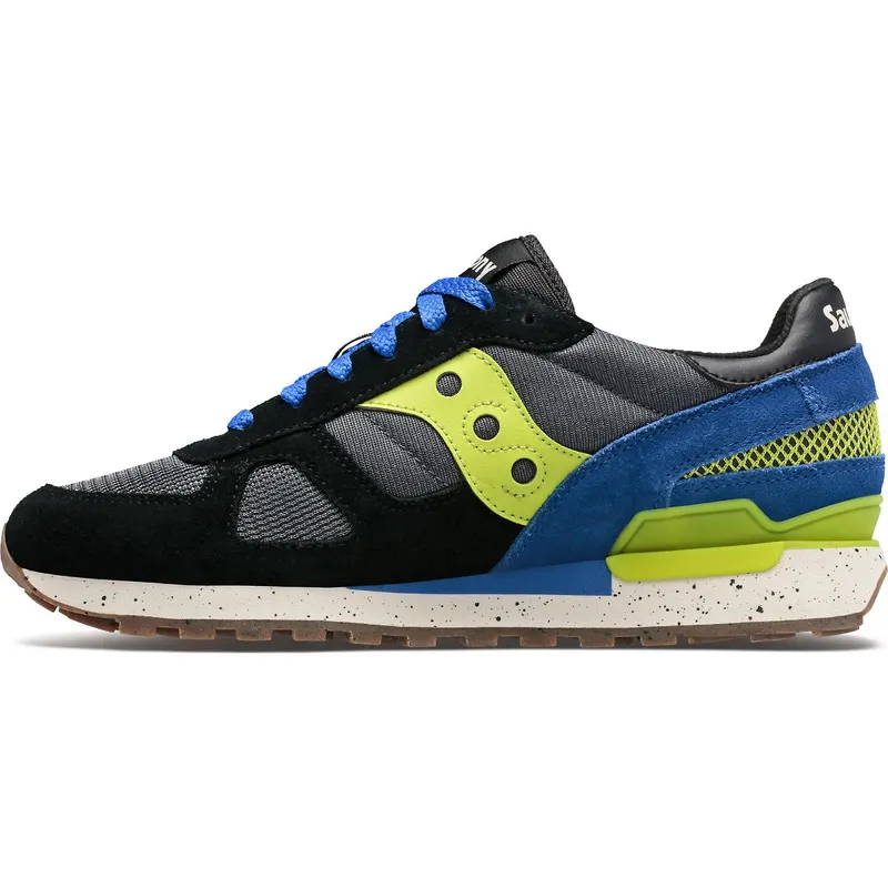 Saucony Shadow Original Black / Lime / Blue (S2108-819)