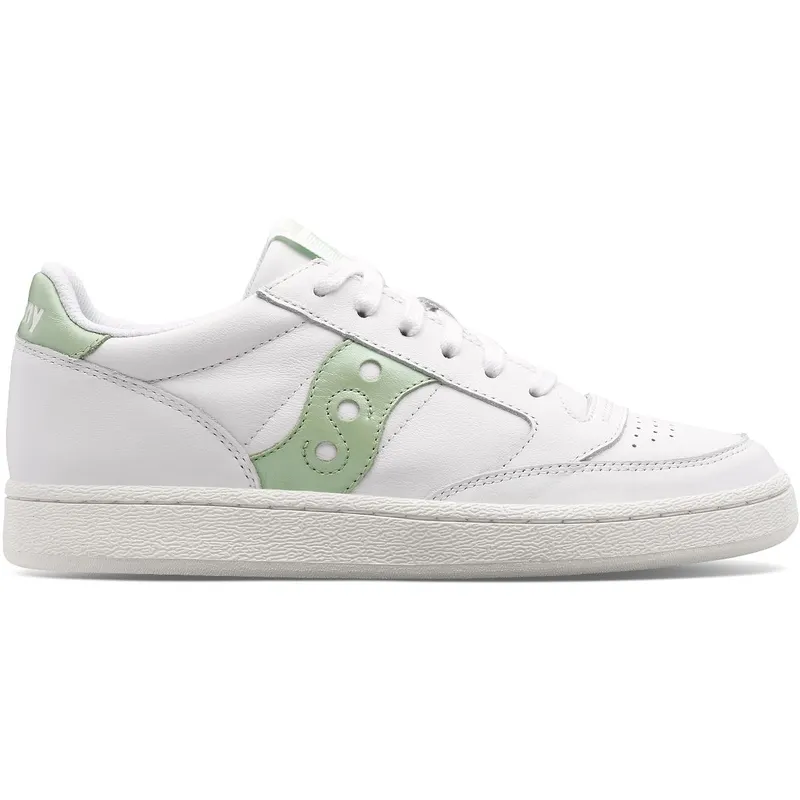 Saucony Jazz Court Metallic White / Light Green (S60555-32)