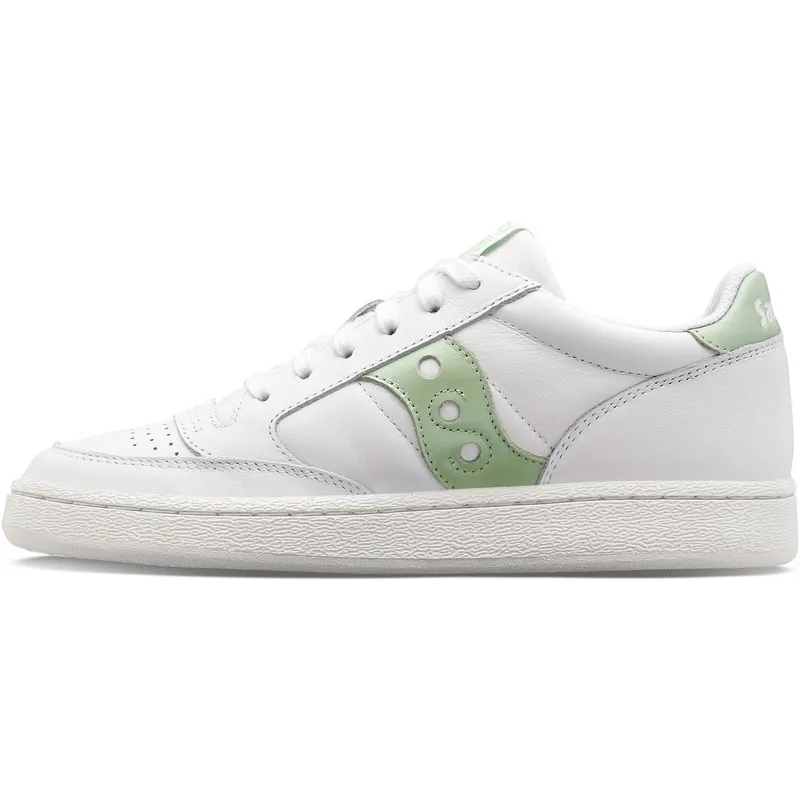 Saucony Jazz Court Metallic White / Light Green (S60555-32)