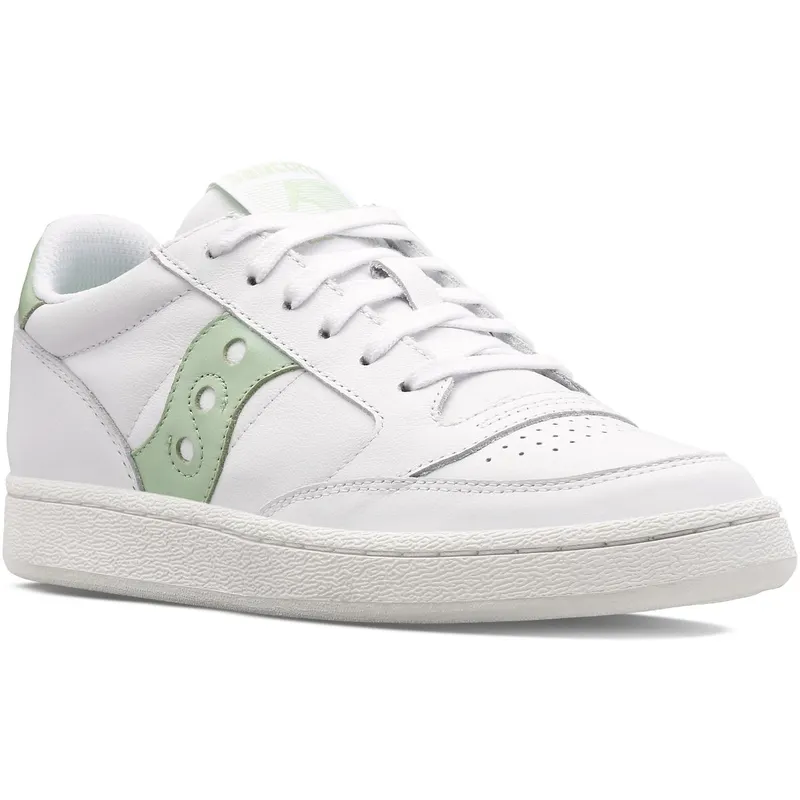 Saucony Jazz Court Metallic White / Light Green (S60555-32)