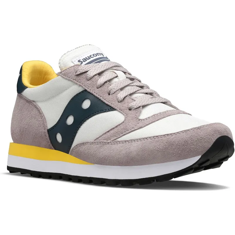 Saucony Jazz 81 Light Grey / Navy / Yellow (S70539-51)