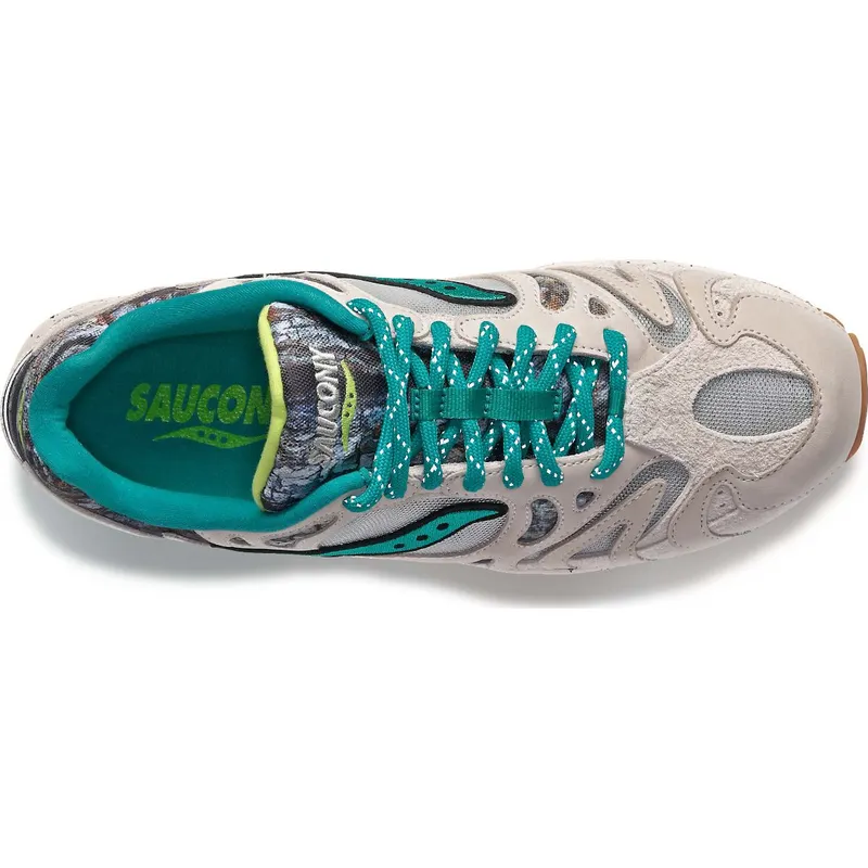 Saucony Grid Azura 2000 Camo Reflective Creme / Blue / Black (S70641-1)