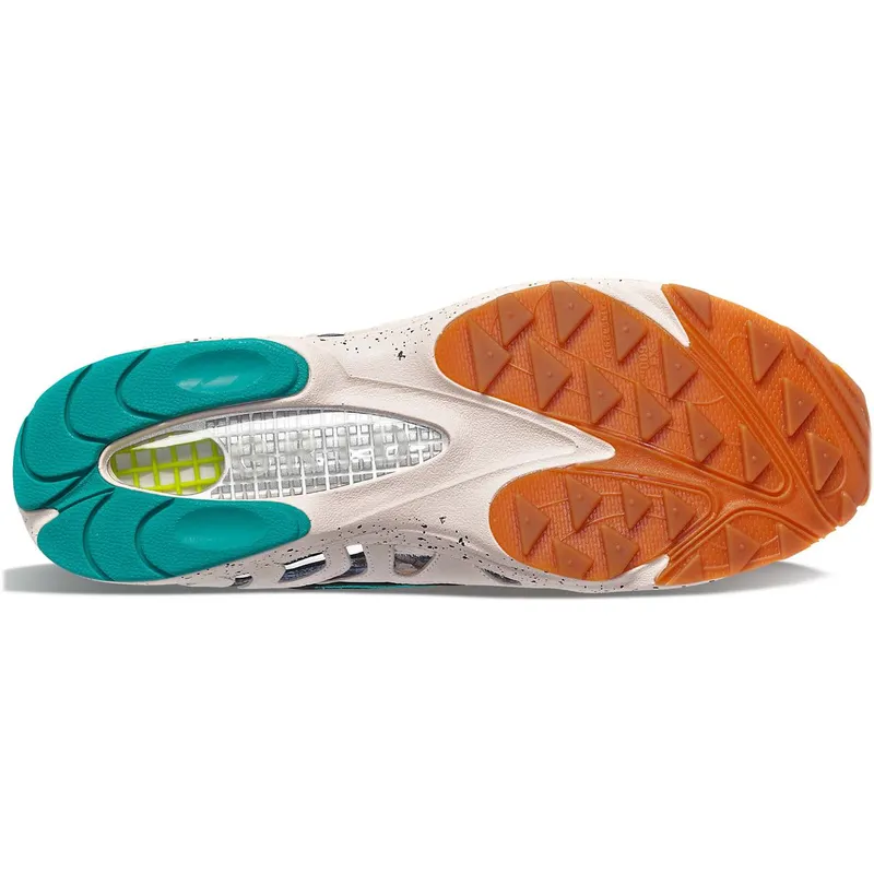 Saucony Grid Azura 2000 Camo Reflective Creme / Blue / Black (S70641-1)