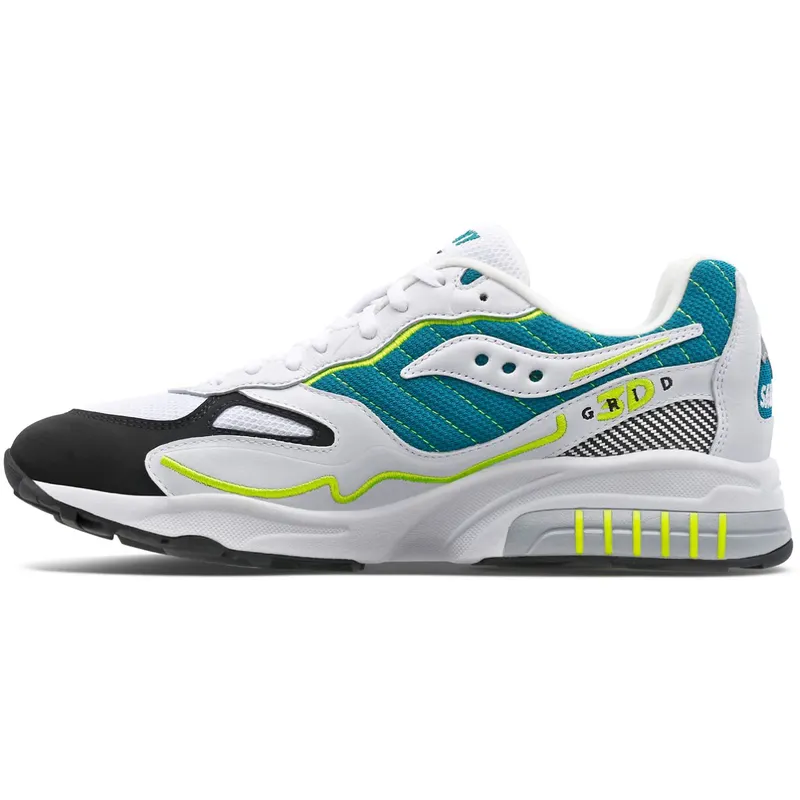 Saucony 3D Grid Hurricane White / Green (S70646-1)