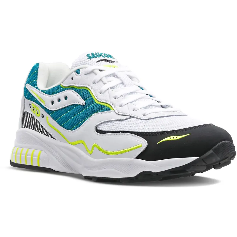 Saucony 3D Grid Hurricane White / Green (S70646-1)