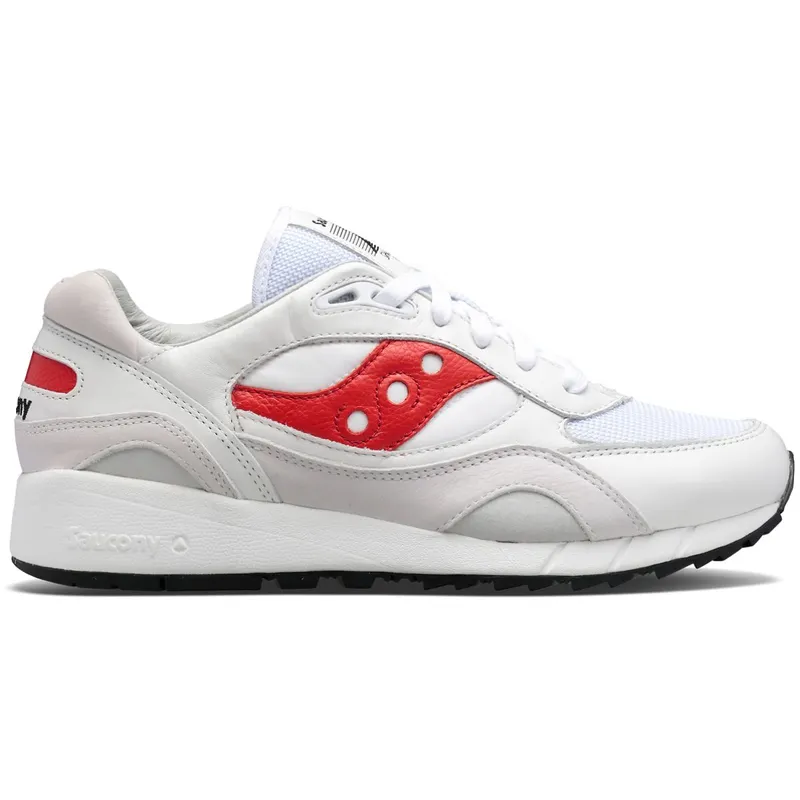 Saucony Shadow 6000 Premium White / Red (S70668-2)