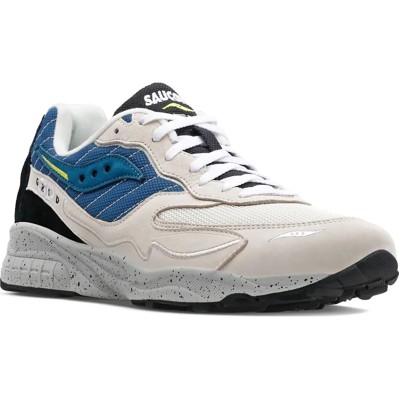 Saucony 3D Grid Hurricane Premium Cream / Blue (S70670-2)