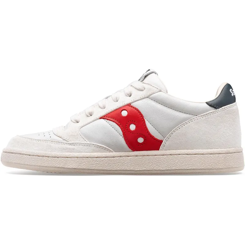 Saucony Jazz Court Premium White / Red (S70671-4)