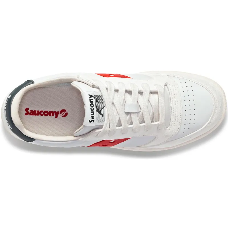 Saucony Jazz Court Premium White / Red (S70671-4)