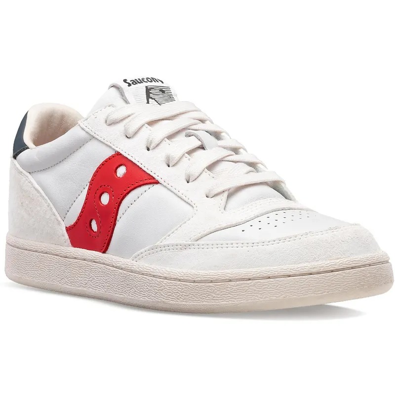 Saucony Jazz Court Premium White / Red (S70671-4)