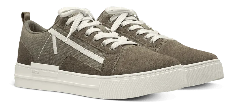 Arkk Sommr Canvas PET Suede R-H20 Granite Green Marshmallow (CO6608-0034-M)