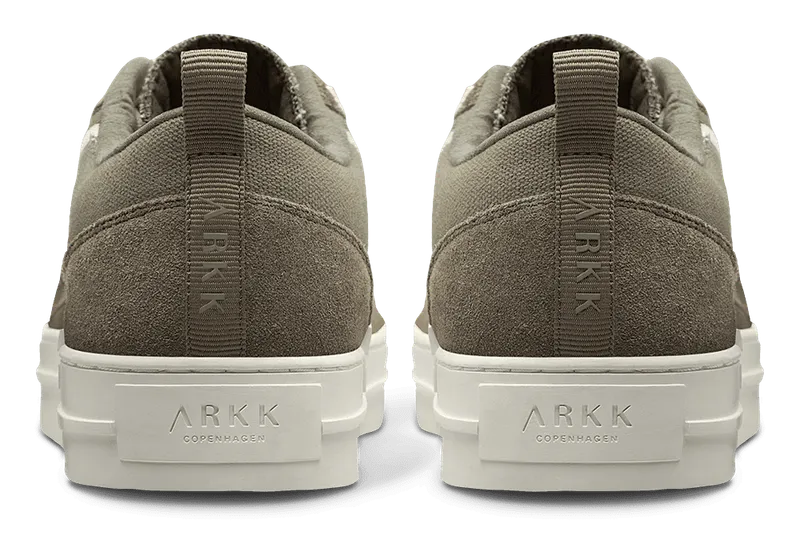 Arkk Sommr Canvas PET Suede R-H20 Granite Green Marshmallow (CO6608-0034-M)