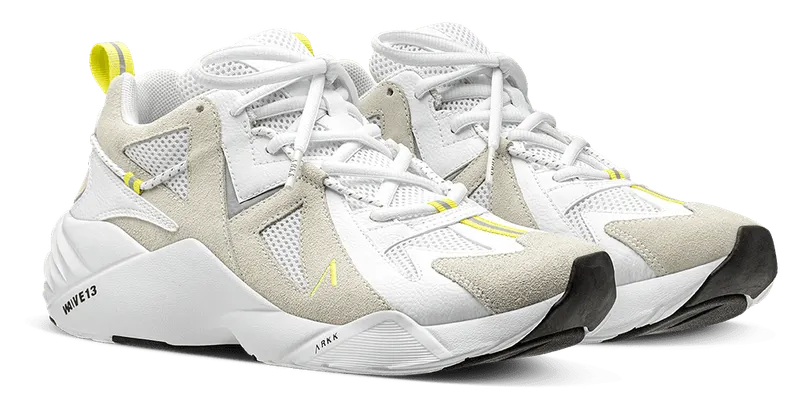 Arkk Tuzon Suede W13 White Neon Yellow (CR6500-0010-M)