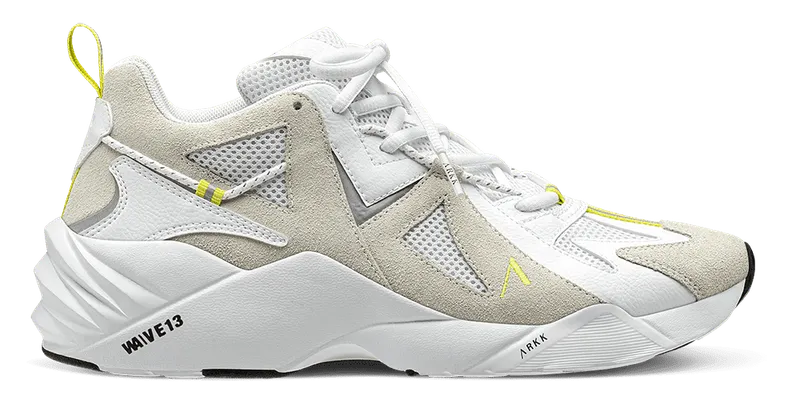 Arkk Tuzon Suede W13 White Neon Yellow (CR6500-0010-M)