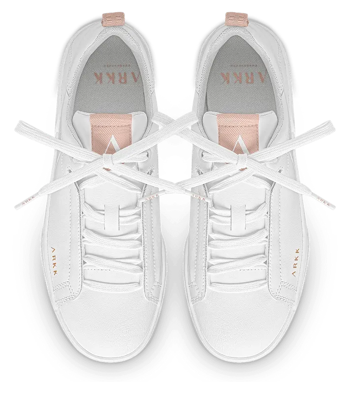 Arkk Uniklass Leather S-C18 White Shell Pink (IL4600-1049-W)
