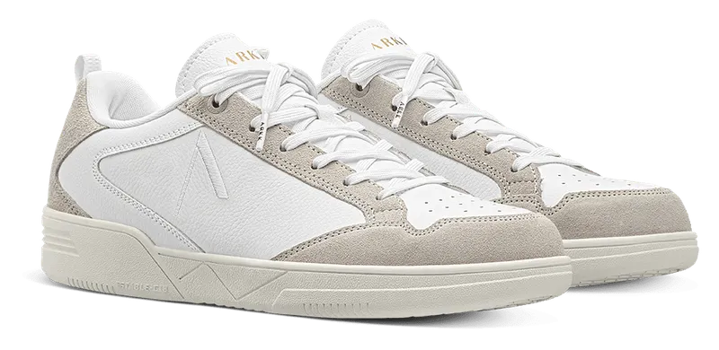 Arkk Visuklass Leather Suede S-C18 White Marshmallow (CR5910-0010-W)