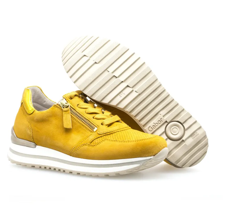 Gabor Lage sneakers Geel (66.528.22)