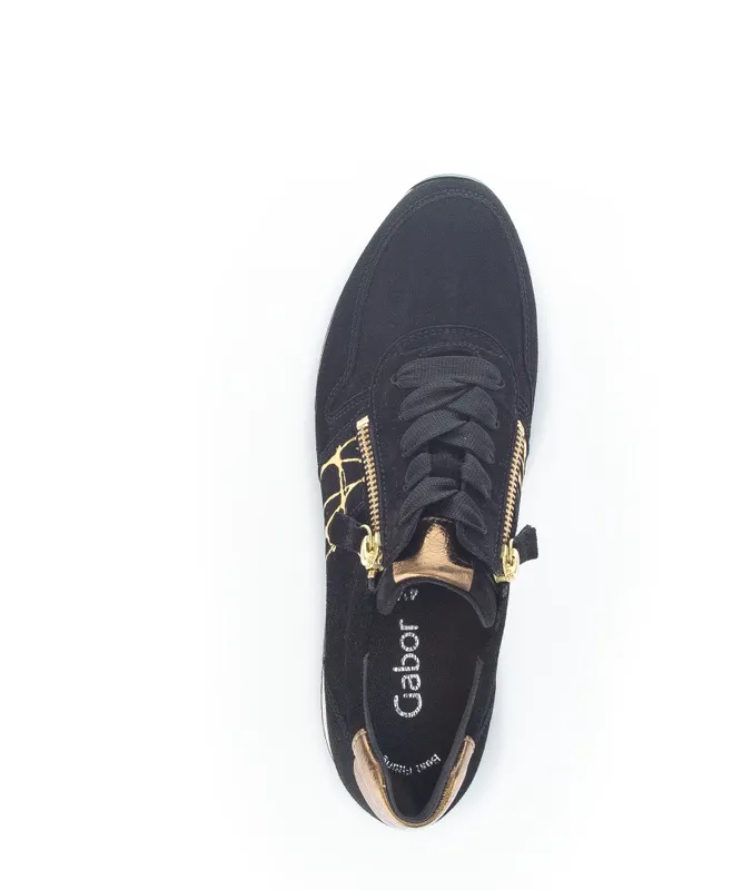 Gabor Lage sneakers Zwart (93.420.37)