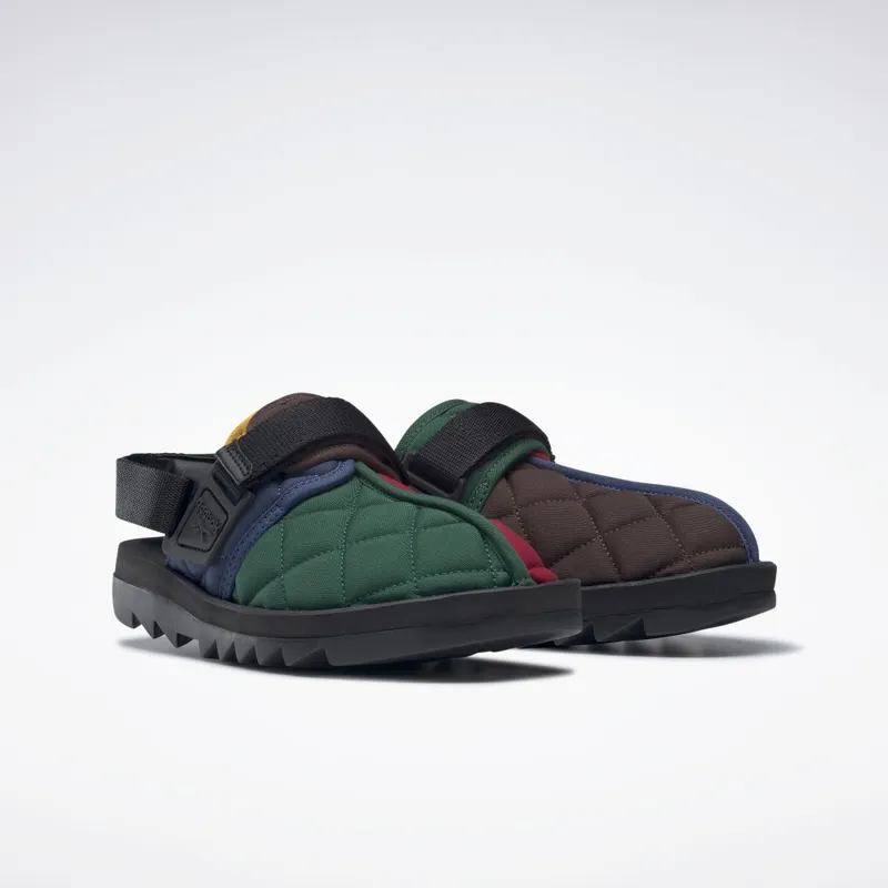 Reebok Beatnik Slippers Batik Blue / Dark Brown / Flash Red (HQ6251)