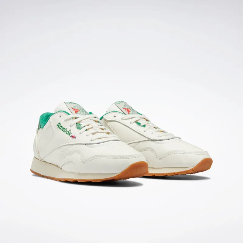 Reebok Classic Leather Plus Chalk / Glen Green / Alabaster (GZ4981)