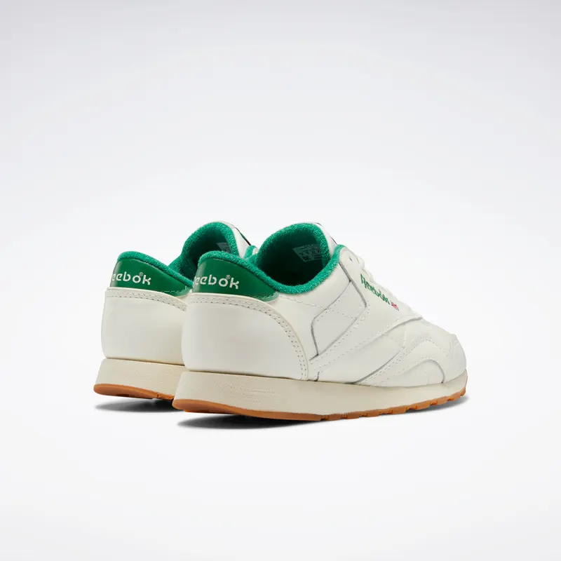 Reebok Classic Leather Plus Chalk / Glen Green / Alabaster (GZ4981)