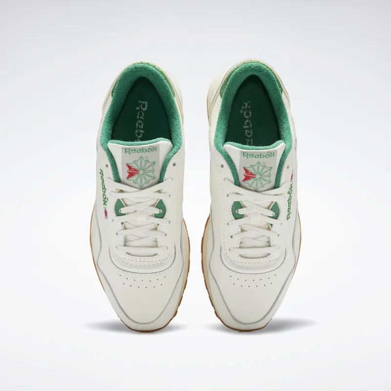 Reebok Classic Leather Plus Chalk / Glen Green / Alabaster (GZ4981)