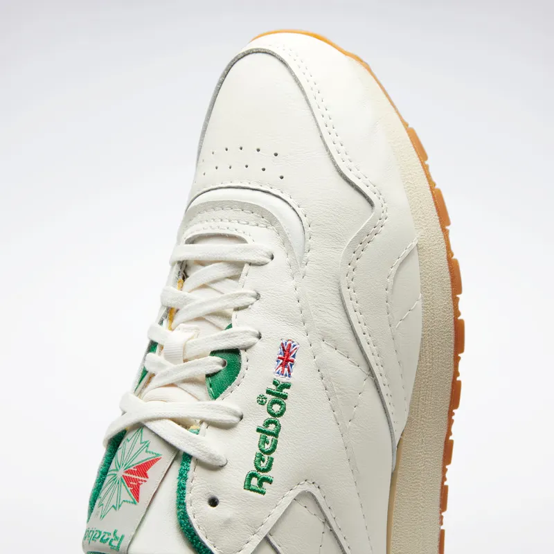 Reebok Classic Leather Plus Chalk / Glen Green / Alabaster (GZ4981)