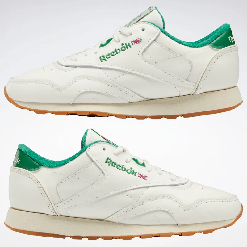Reebok Classic Leather Plus Chalk / Glen Green / Alabaster (GZ4981)
