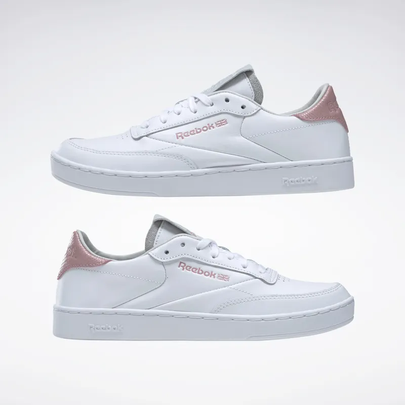 Reebok Club C Clean Cloud White / Smoky Rose / Pure Grey 2 (GZ2237)