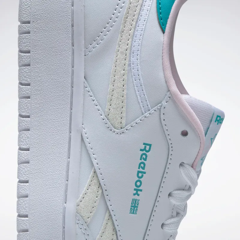 Reebok Club C Double Cloud White / Classic Teal / Porcelain Pink (GW9188)