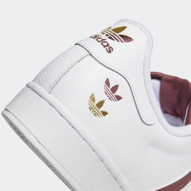 adidas Superstar Cloud White / Burgundy / Gold Foil (GY0976)
