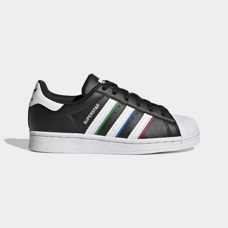 adidas Superstar Core Black / Cloud White / Vivid Red (GZ4425)