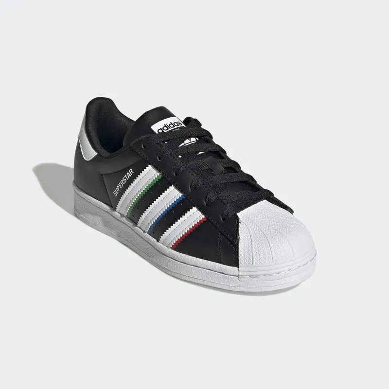 adidas Superstar Core Black / Cloud White / Vivid Red (GZ4425)