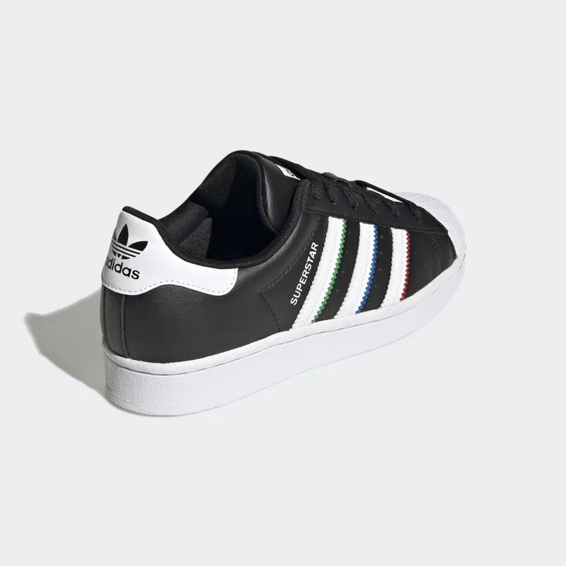 adidas Superstar Core Black / Cloud White / Vivid Red (GZ4425)