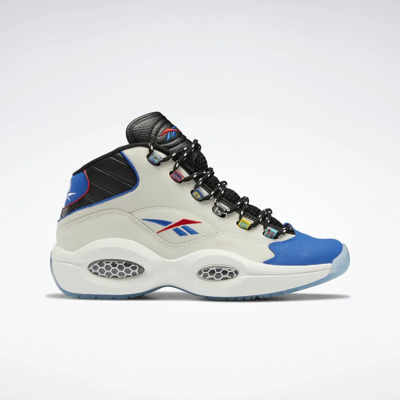 Reebok Question Mid Chalk / Core Black / Vector Blue (GW8858)
