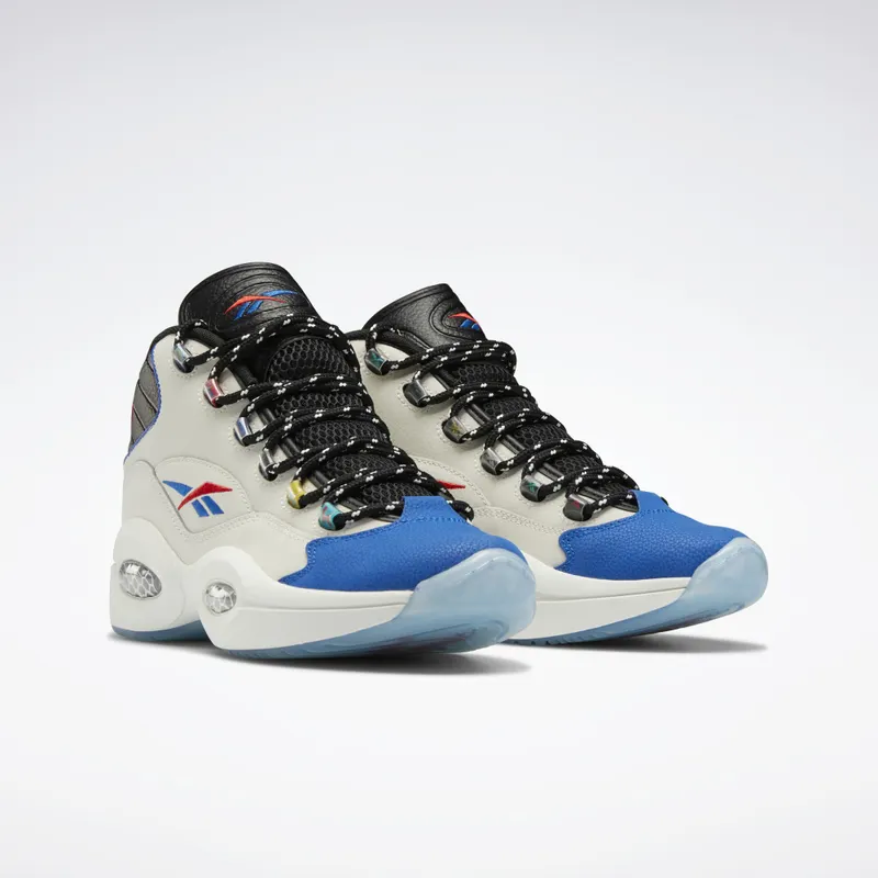 Reebok Question Mid Chalk / Core Black / Vector Blue (GW8858)
