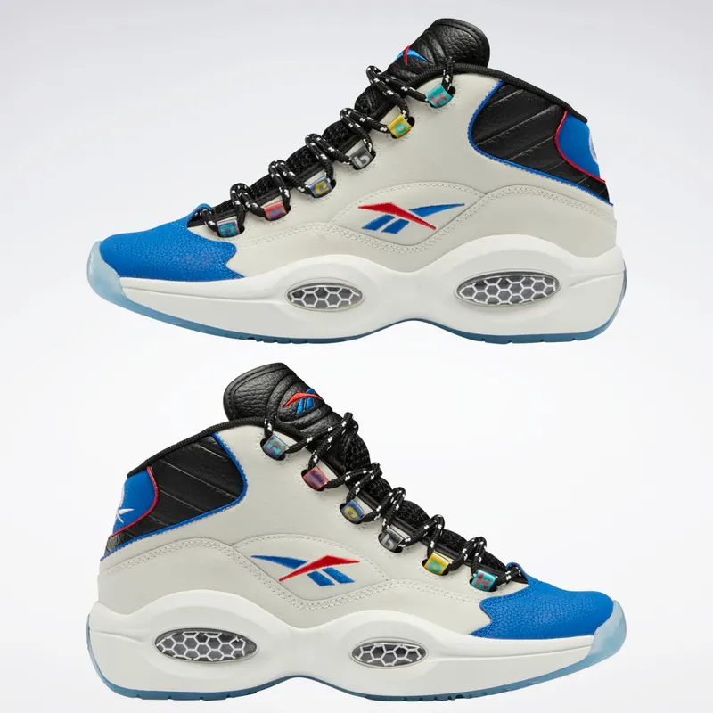 Reebok Question Mid Chalk / Core Black / Vector Blue (GW8858)