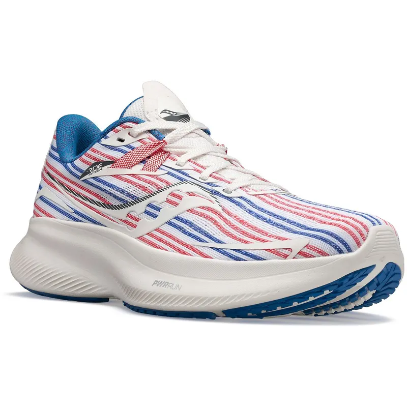 Saucony Banner Ride 15 White / Blue / Red (S10729-76)