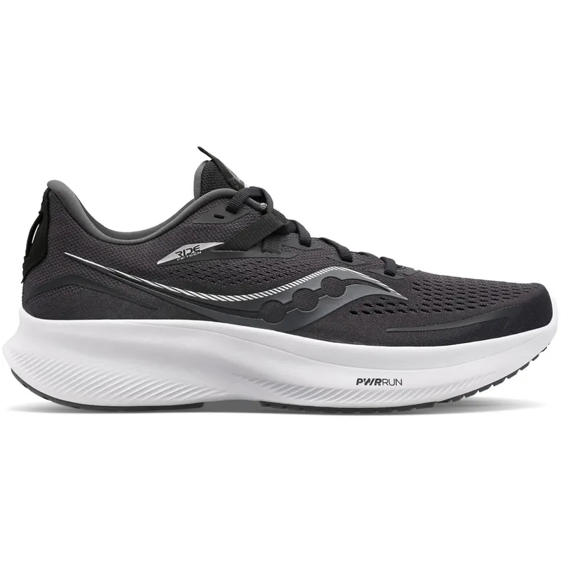 Saucony Ride 15 Wide Black / White (S10730-05)