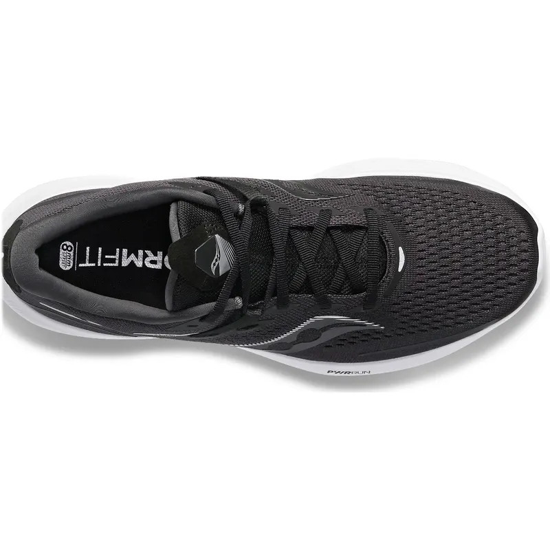 Saucony Ride 15 Wide Black / White (S10730-05)