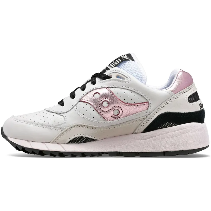 Saucony Shadow 6000 Leather White / Pink (S60692-1)