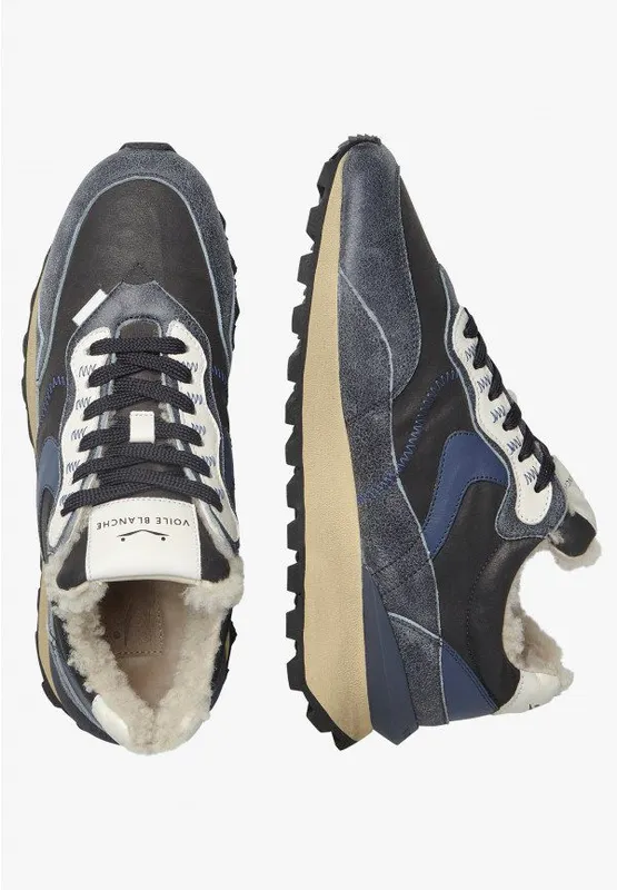 Voile Blanche Qwark Hype Fur Man Grey-navy Blue (2016998022C22)