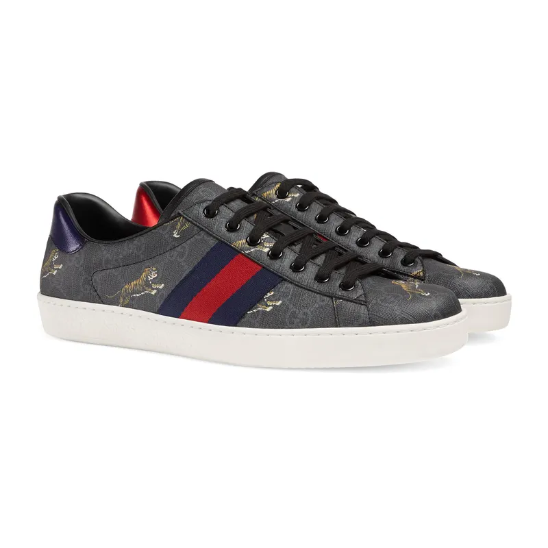 Gucci Ace GG Supreme tigers Black 429445G0K201102