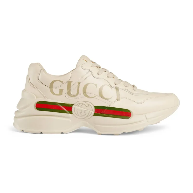Gucci Rhyton Gucci logo leather White 528892DRW009522