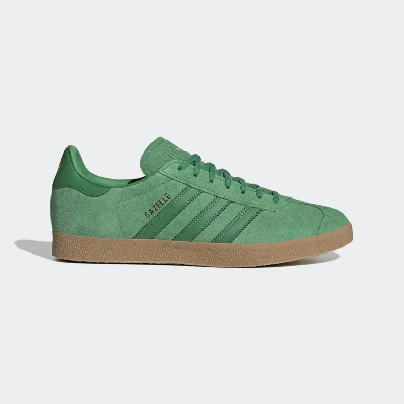 adidas Gazelle Green / Gold Metallic / Gum (GX7200)