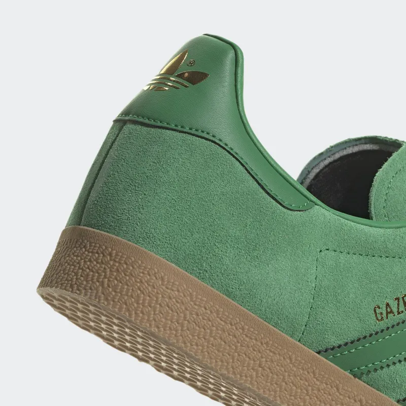 adidas Gazelle Green / Gold Metallic / Gum (GX7200)