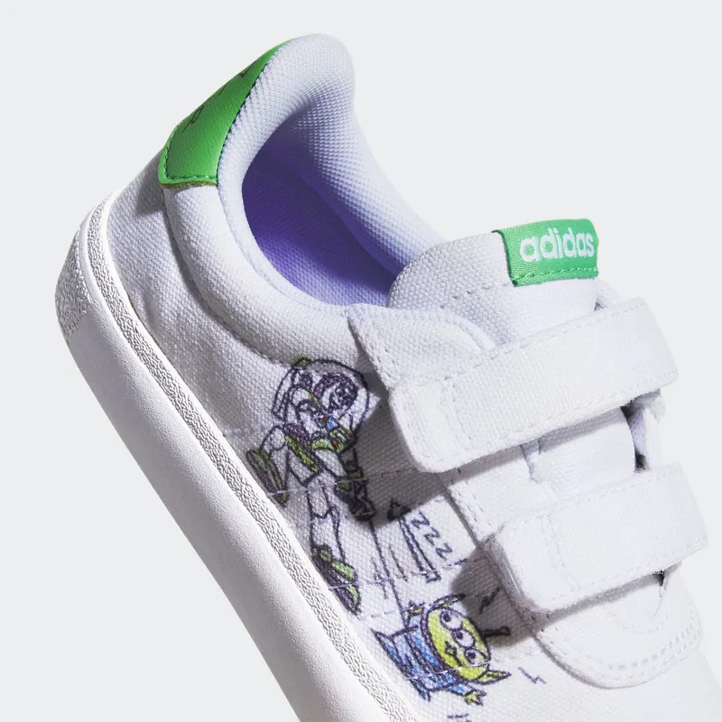 adidas adidas x Disney Pixar Buzz Lightyear Vulc Raid3r Cloud White / Semi Solar Lime / Active Purple (GZ0625)