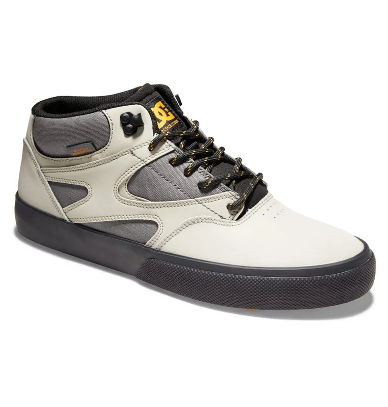 DC Shoes Kalis Vulc Mid Wnt heather grey/gold cream (ADYS300744-HYG)